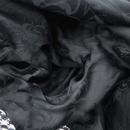 Chanel 2014-2015 Paris-Dallas Tweed Coat Black White #38