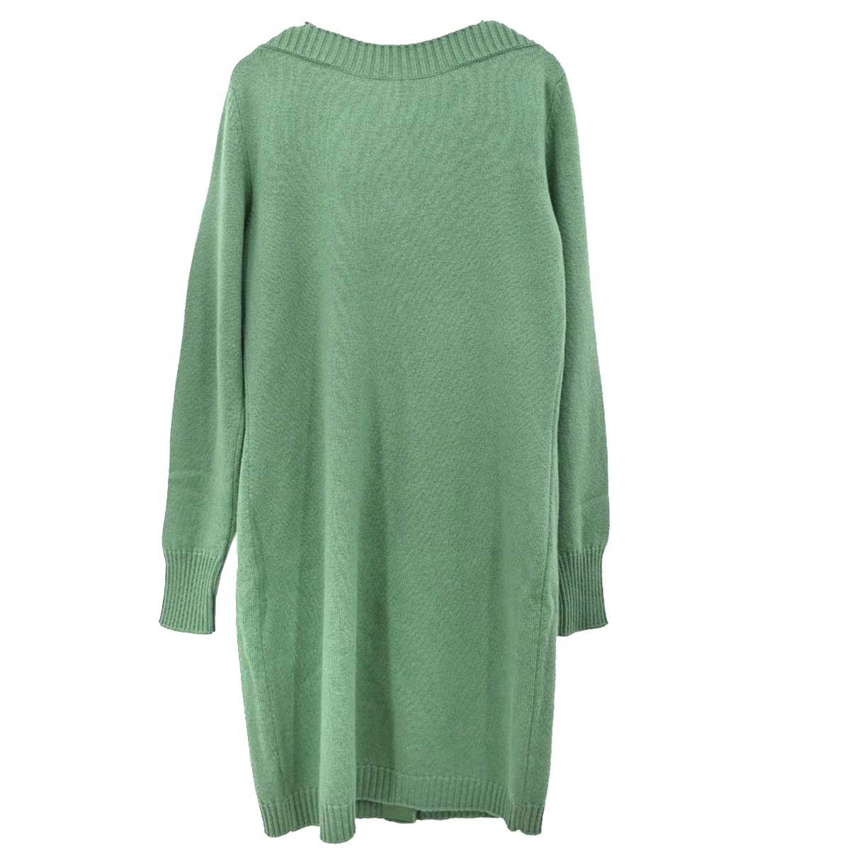 Chanel 2012 Knit Dress Long Cardigan Green #40