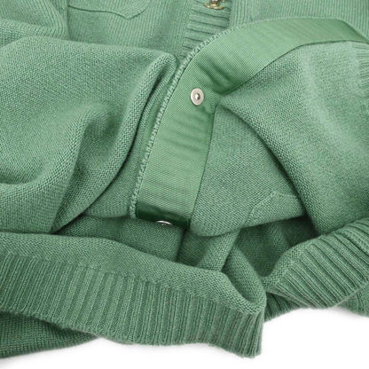 Chanel 2012 Knit Dress Long Cardigan Green #40