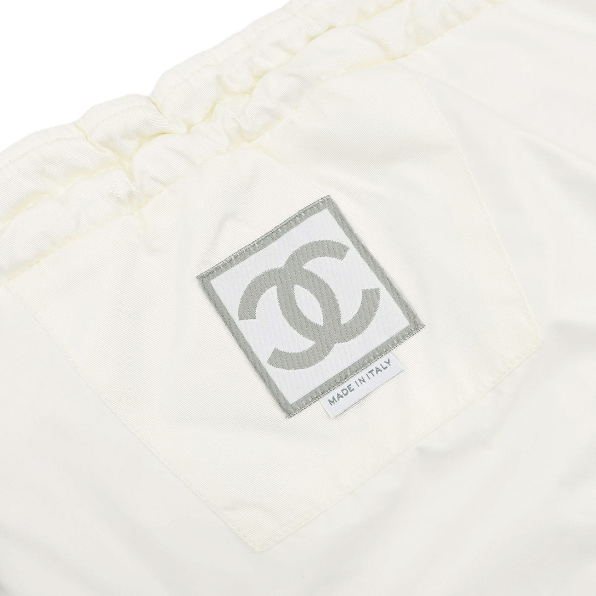 Chanel 2000 Sport Line Zipper Skirt White #38