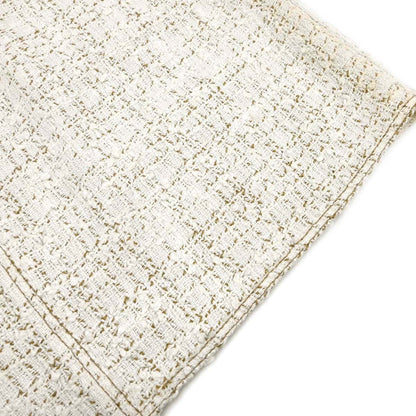Chanel 2001 Setup Vest Skirt White #38