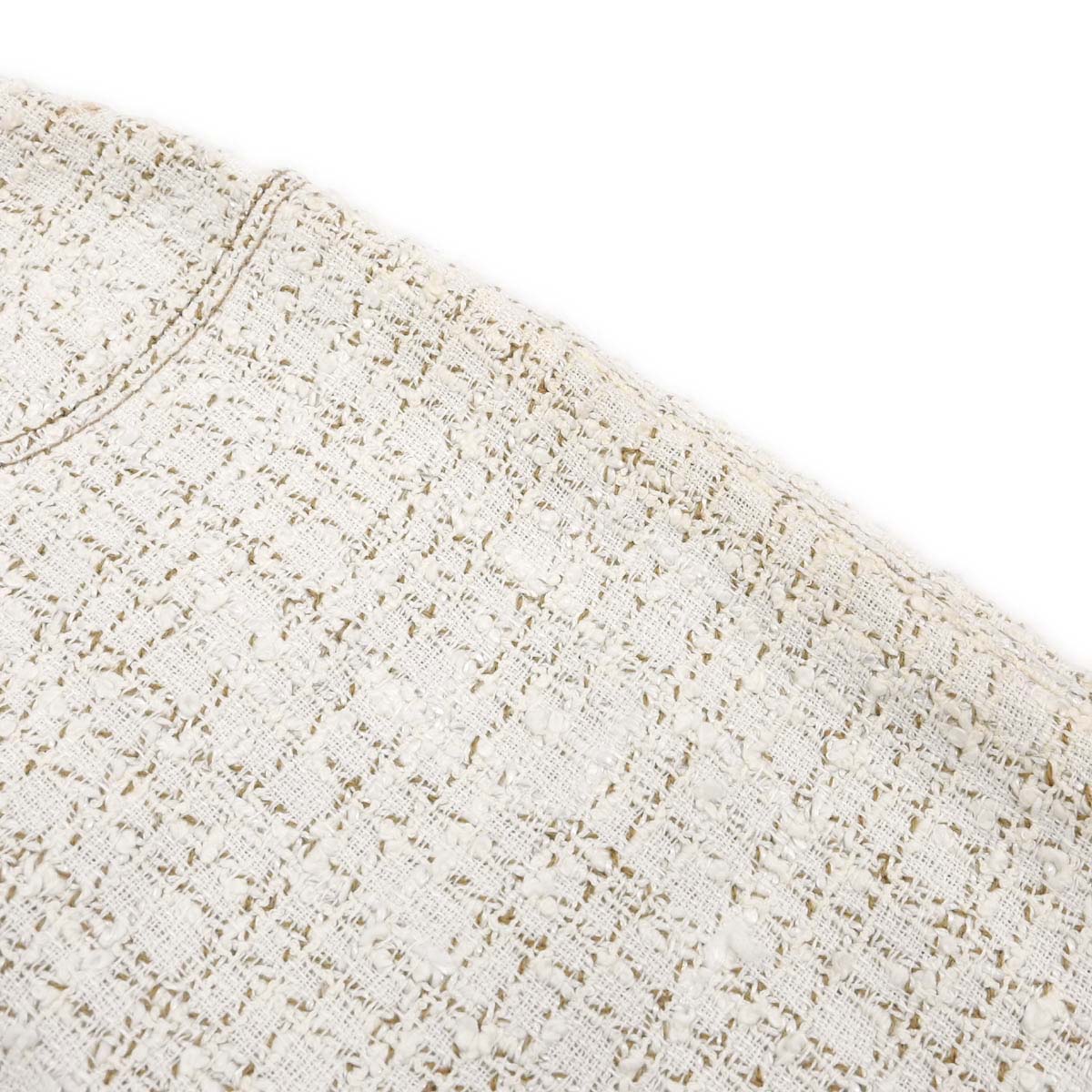 Chanel 2001 Setup Vest Skirt White #38