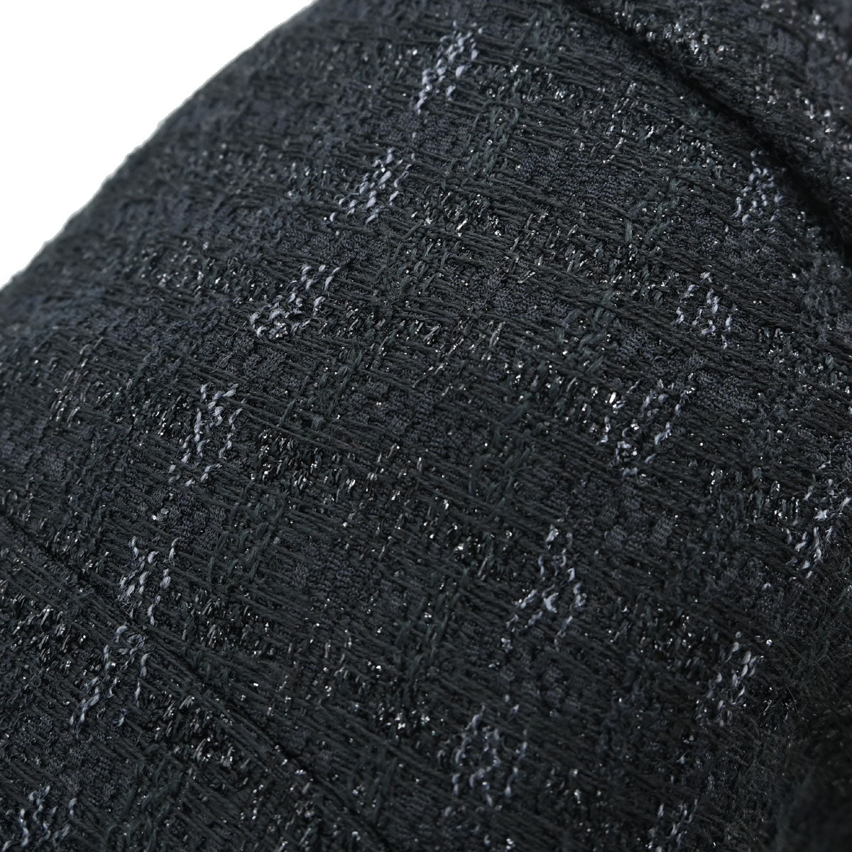Chanel 2002 Double Breasted Tweed Jacket Black #44