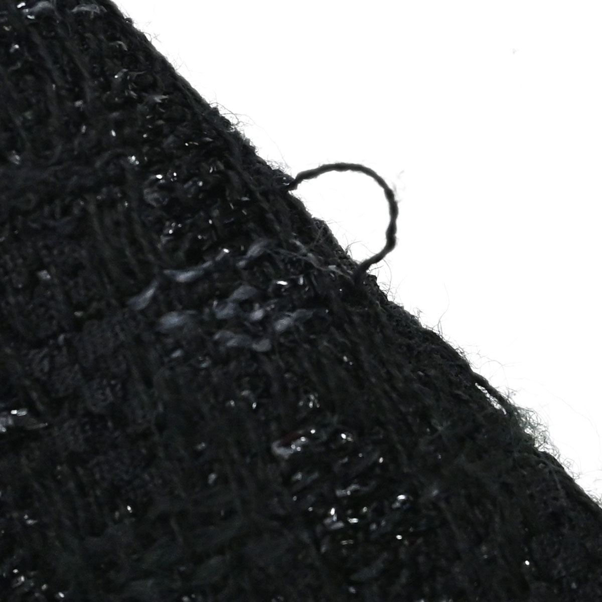 Chanel 2002 Double Breasted Tweed Jacket Black #44