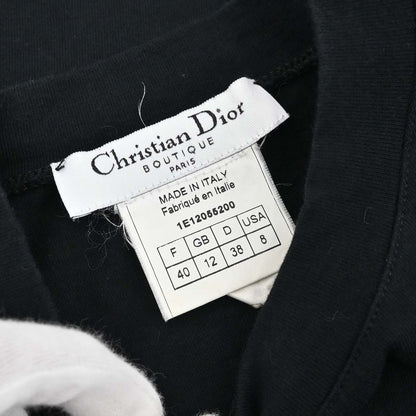 Christian Dior 2001 Zipper Tank Top Black #40