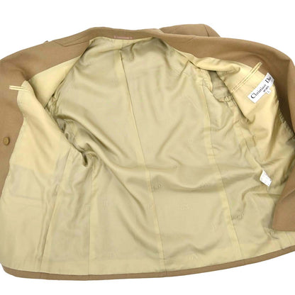 Christian Dior Sports Double Breasted Emblem Jacket Beige #L