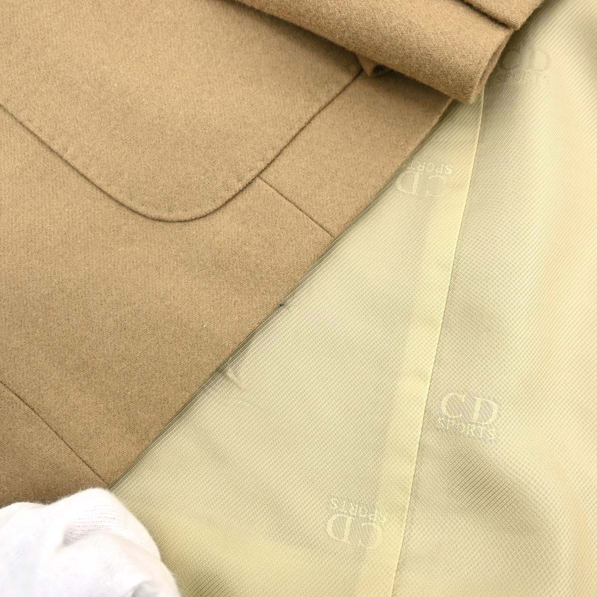 Christian Dior Sports Double Breasted Emblem Jacket Beige #L