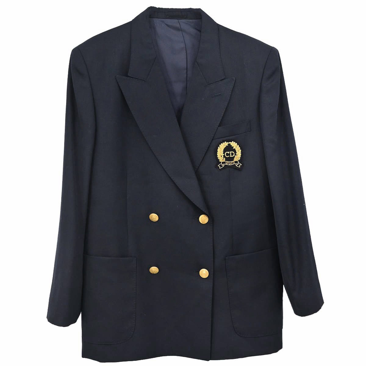 Christian Dior Sports Double Breasted Emblem Jacket Navy #L