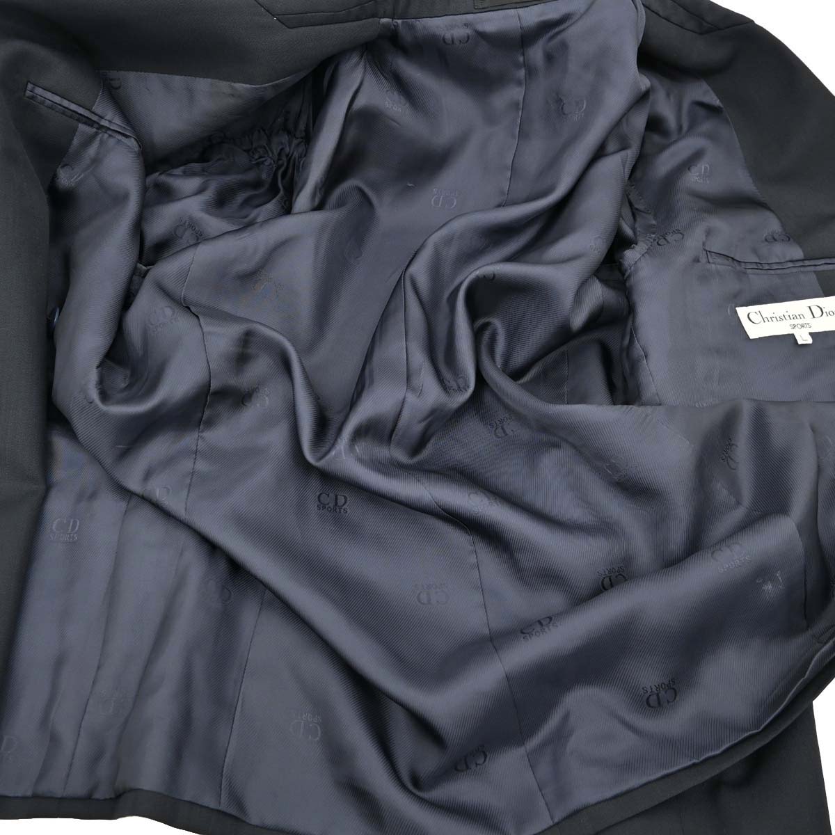 Christian Dior Sports Double Breasted Emblem Jacket Navy #L