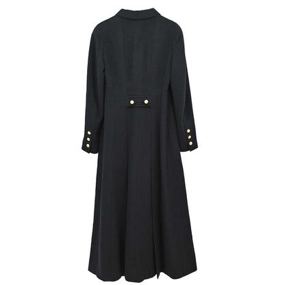 Chanel 1996 Long Coat Black #38