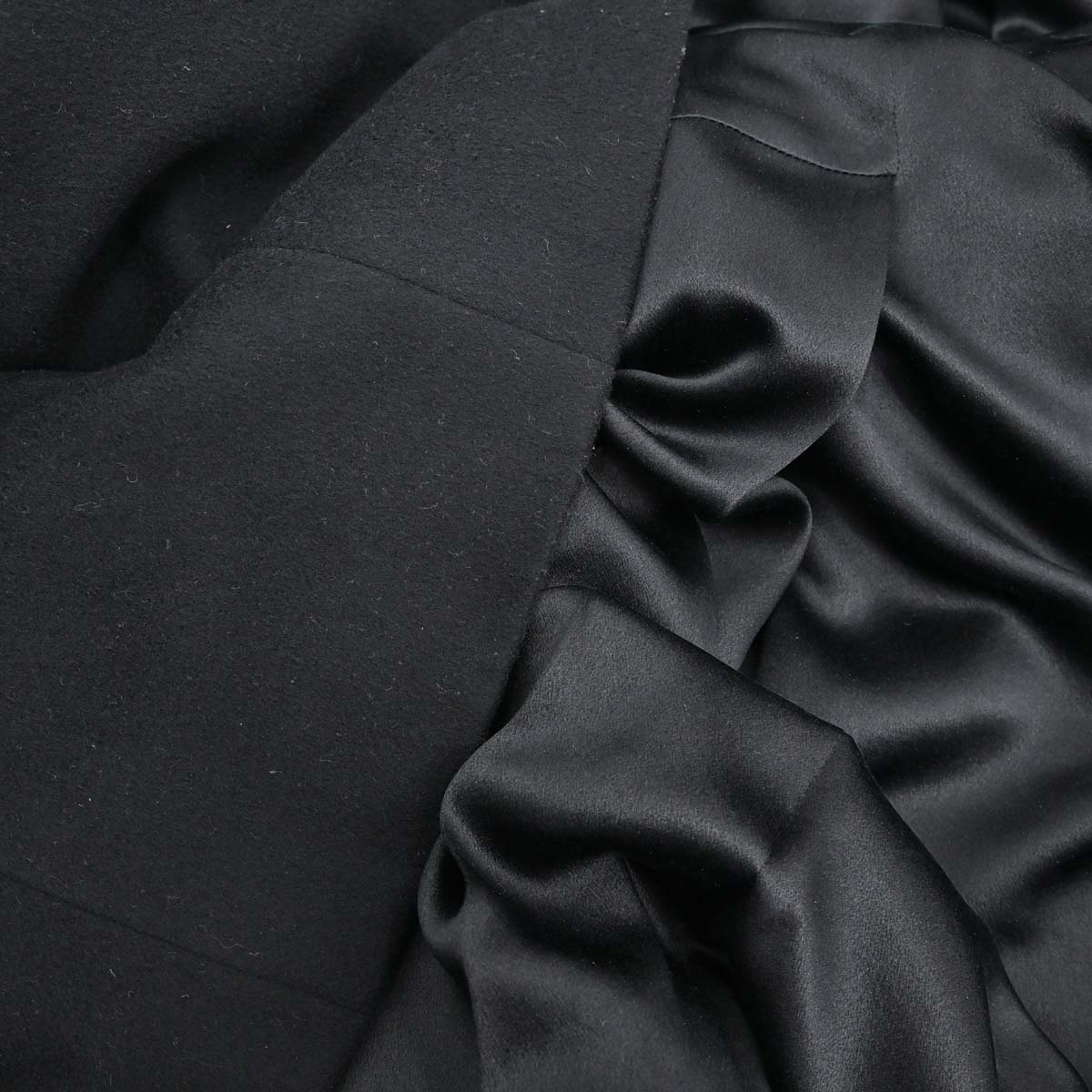Chanel 1996 Long Coat Black #38