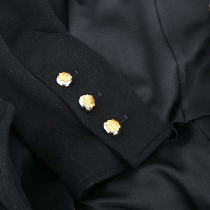Chanel 1996 Long Coat Black #38