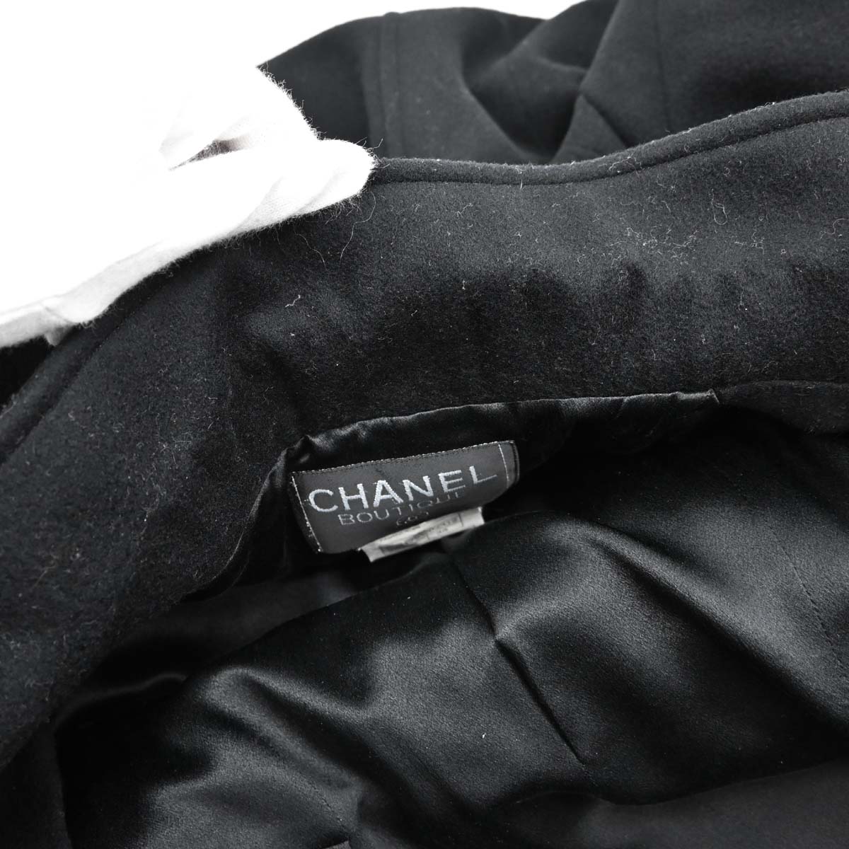 Chanel 1996 Long Coat Black #38