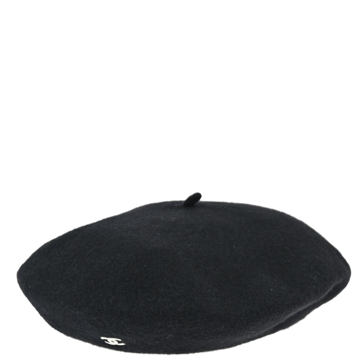 Chanel Beret Hat Black