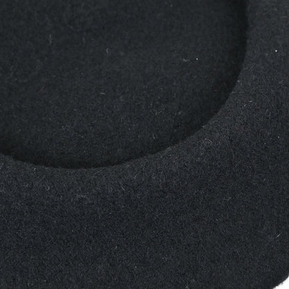 Chanel Beret Hat Black