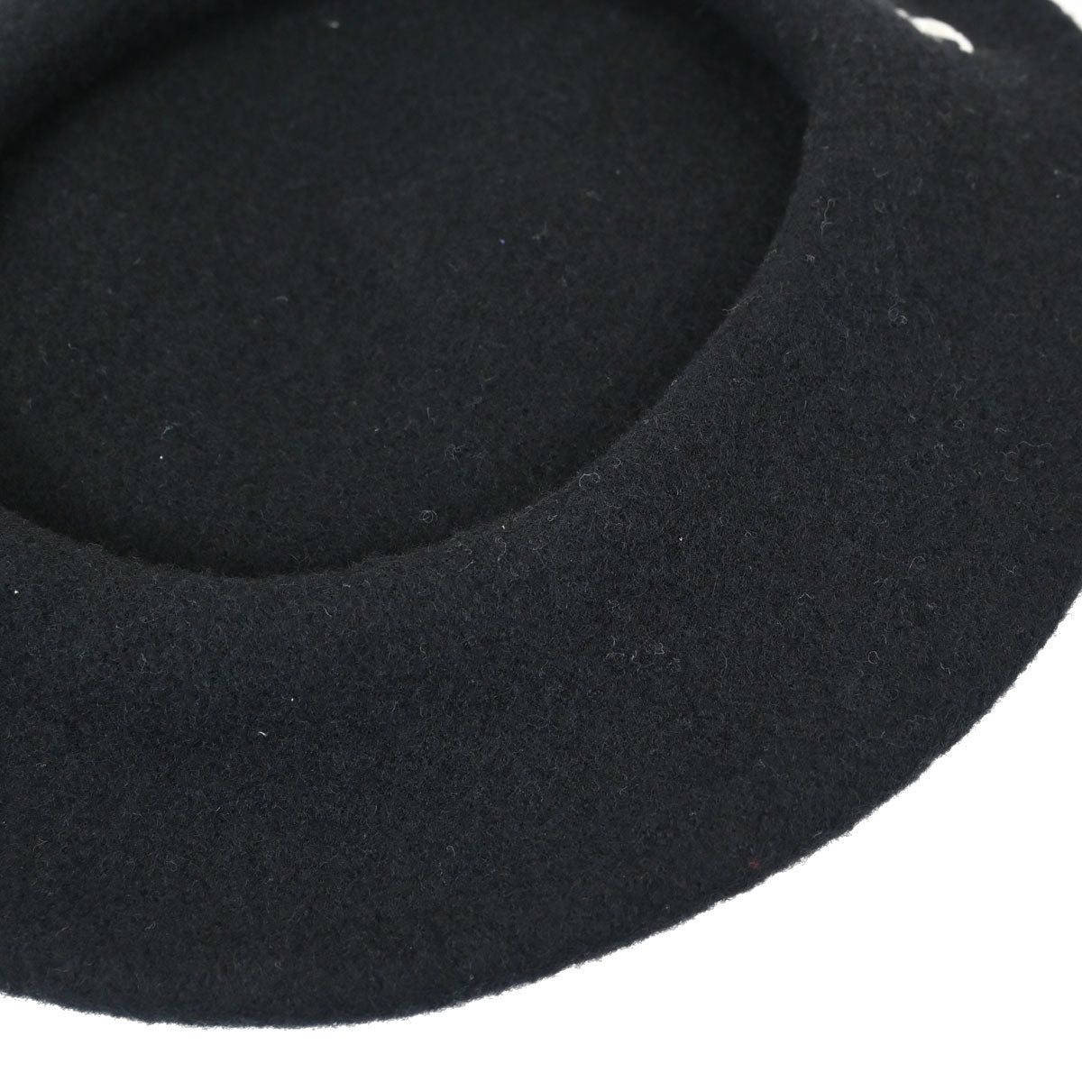 Chanel Beret Hat Black