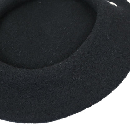 Chanel Beret Hat Black