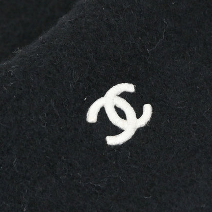 Chanel Beret Hat Black