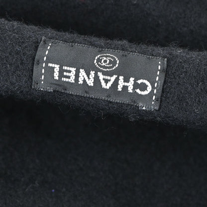 Chanel Beret Hat Black