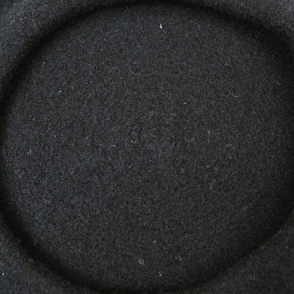 Chanel Beret Hat Black