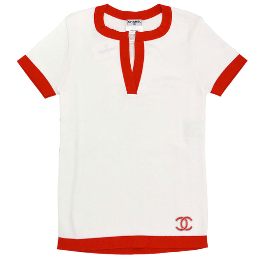 Chanel 2002 T-shirt Top White #38