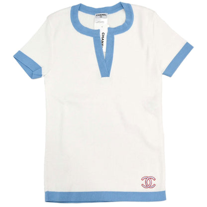 Chanel 2002 T-shirt Top White #38