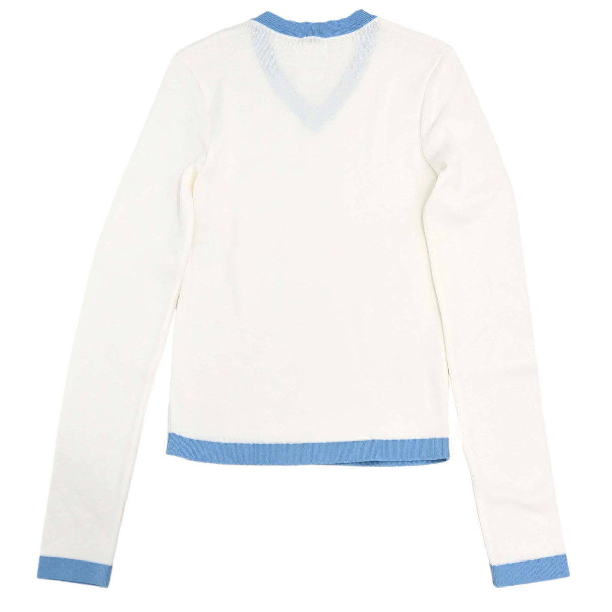 Chanel 2002 Long Sleeve T-shirt Top White #38