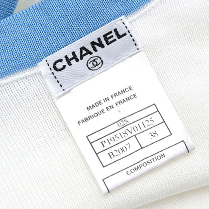 Chanel 2002 Long Sleeve T-shirt Top White #38