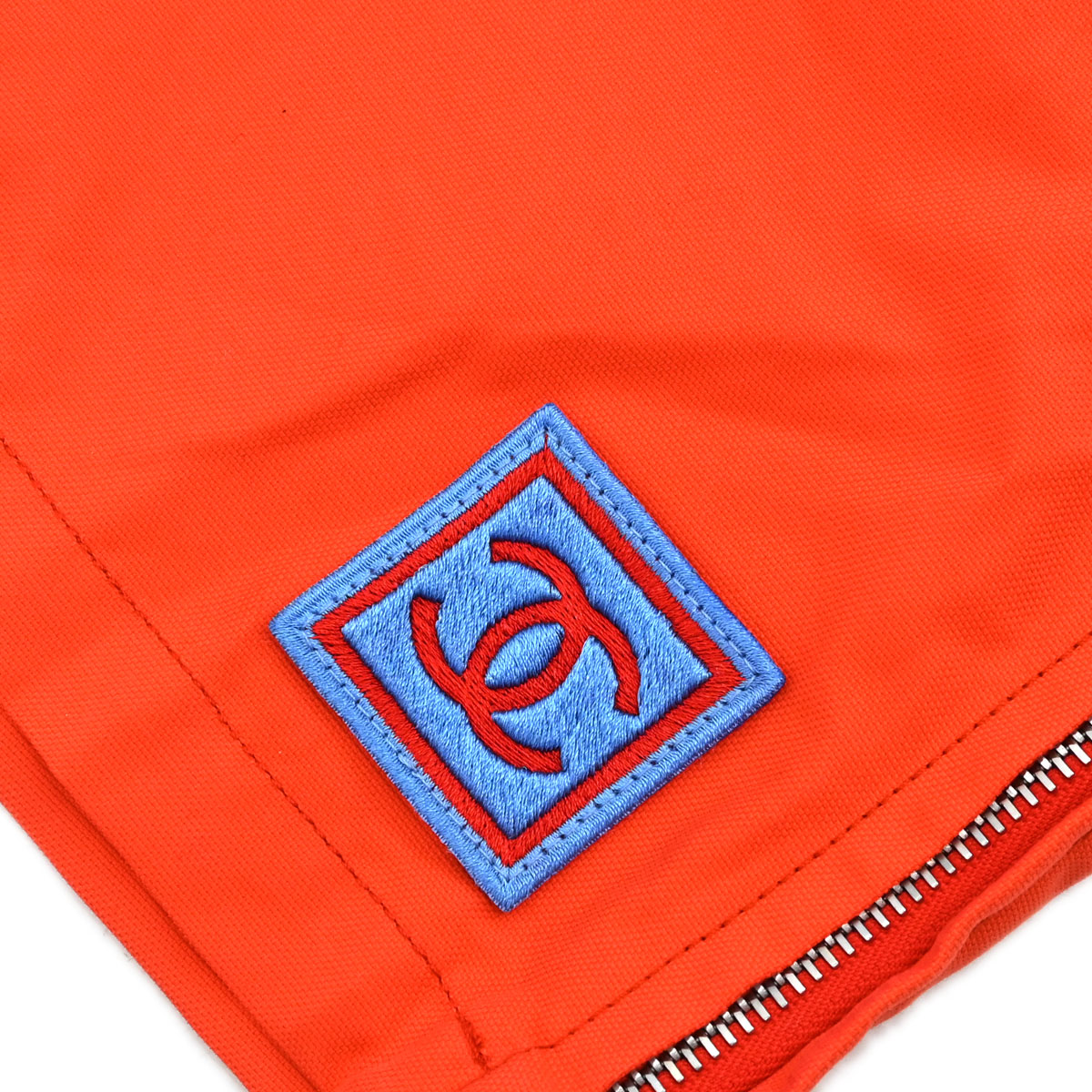 Chanel 2002 Sport Line Half Short Pants Orange #38