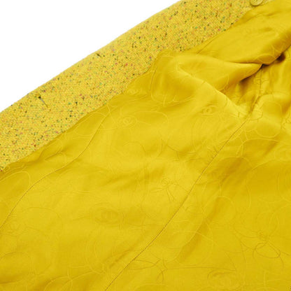Chanel 2001 Coat Tweed Yellow #36