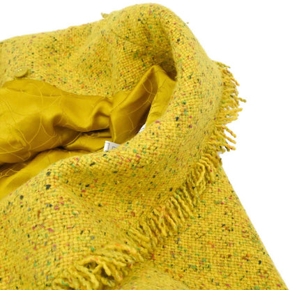 Chanel 2001 Coat Tweed Yellow #36