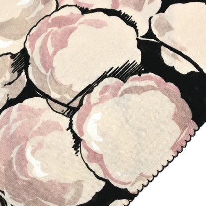 Chanel 2004 Camellia All-over Print Tank Top Beige Black #34