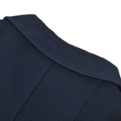 Chanel Button Up Short Sleeve Top Navy