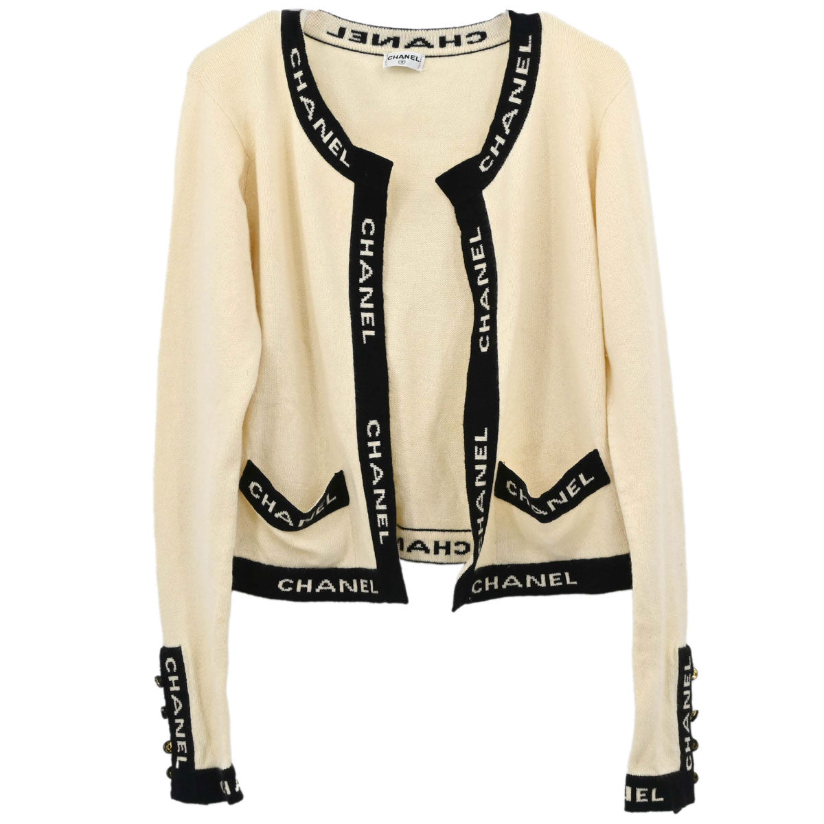 Chanel Knit Cardigan Ivory