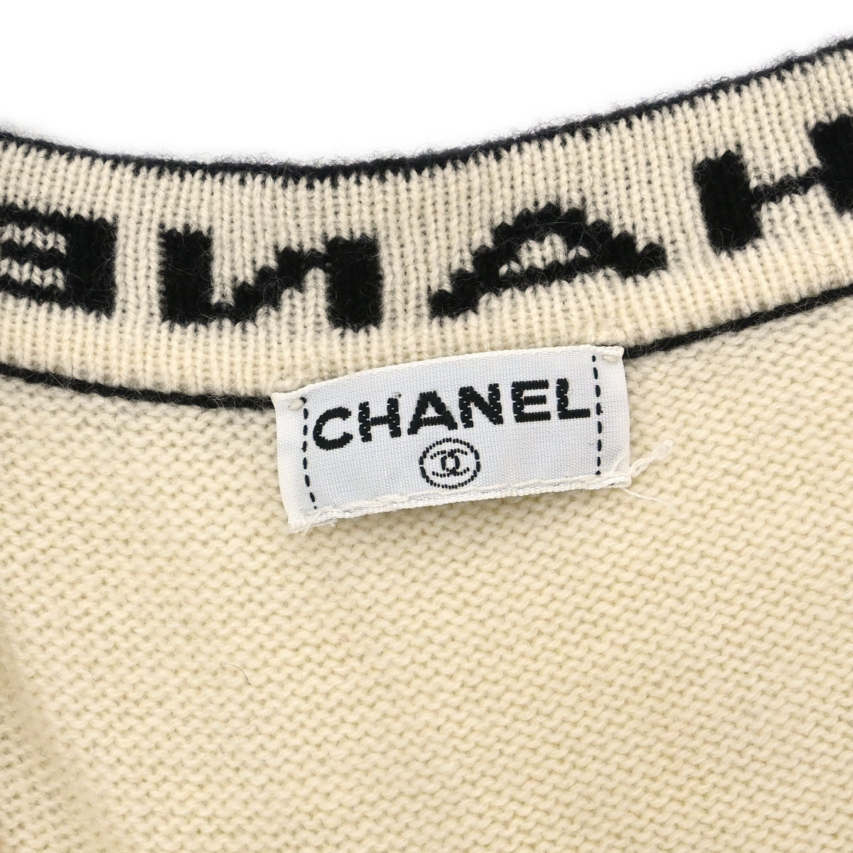 Chanel Knit Cardigan Ivory