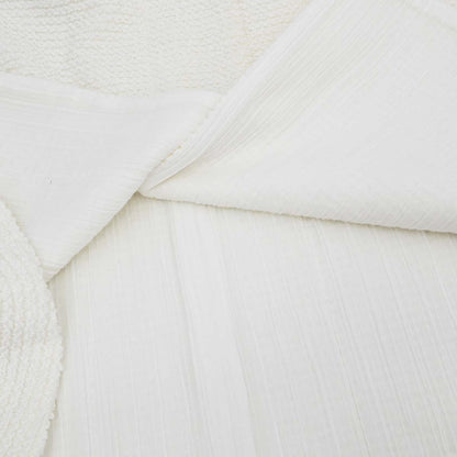 Chanel 2011 Setup Suit Jacket Skirt White Tweed #42