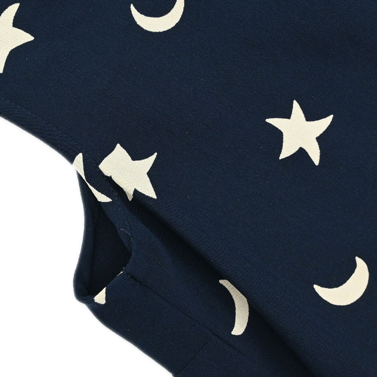 Chanel 2008 Sleeveless Top All-over Print Star Moon CC Navy #42