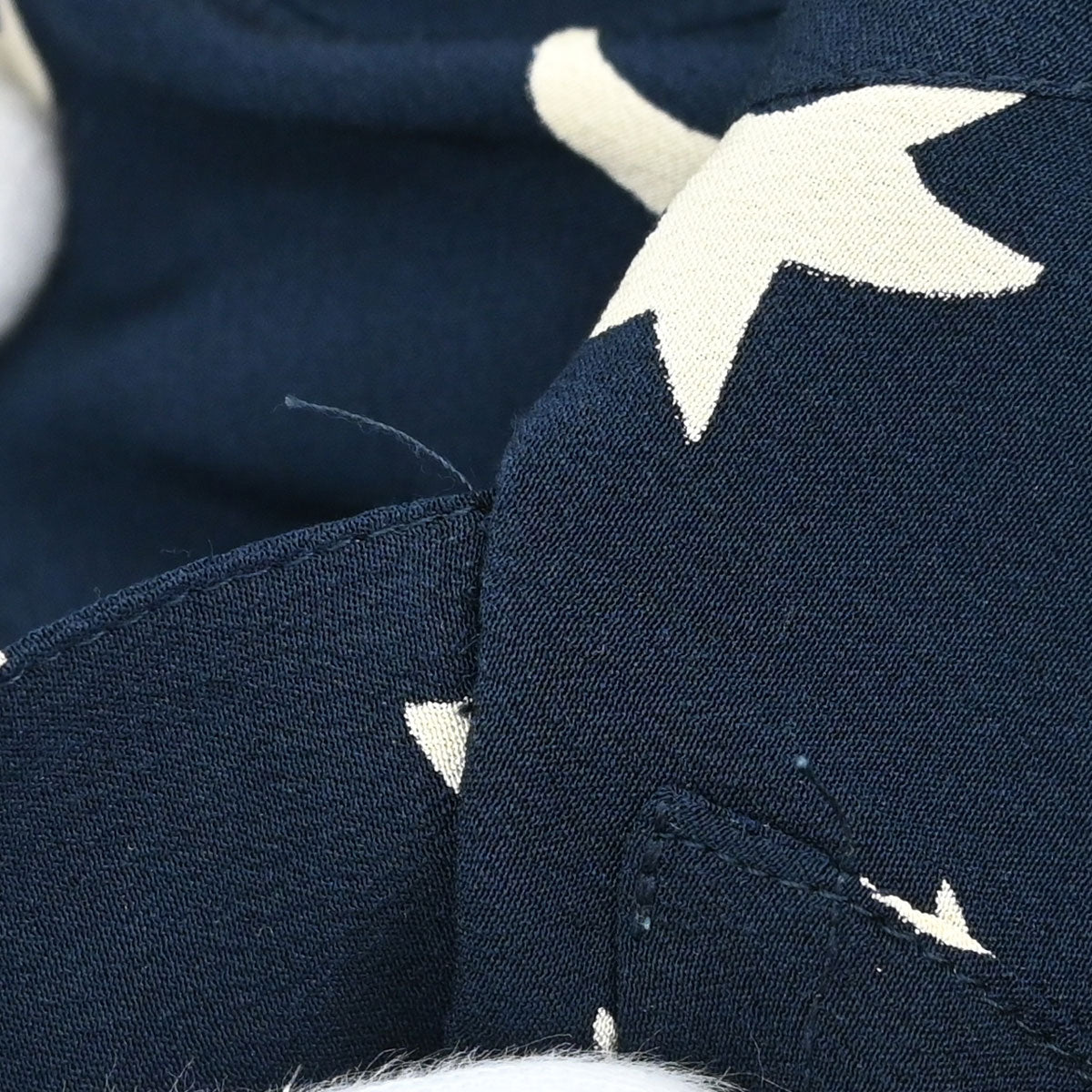 Chanel 2008 Sleeveless Top All-over Print Star Moon CC Navy #42