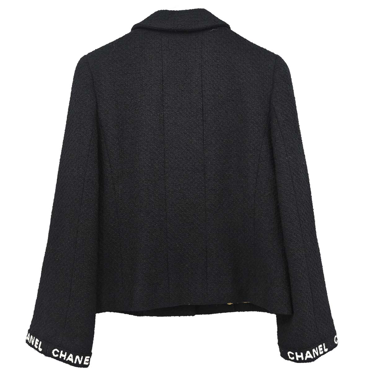 Chanel 1995 Tweed Jacket Black #38