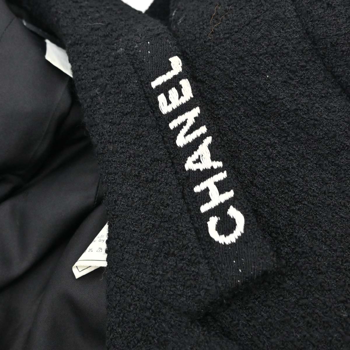 Chanel 1995 Tweed Jacket Black #38