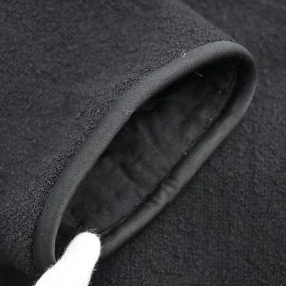 Chanel 2015-2016 Collarless Tweed Jacket Black #44