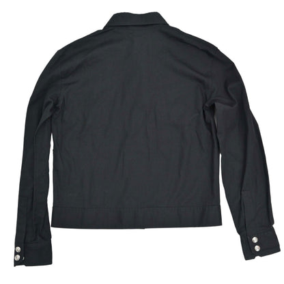 Chanel 1997 Cotton Jacket Black #38