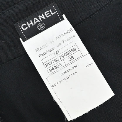 Chanel 1997 Cotton Jacket Black #38