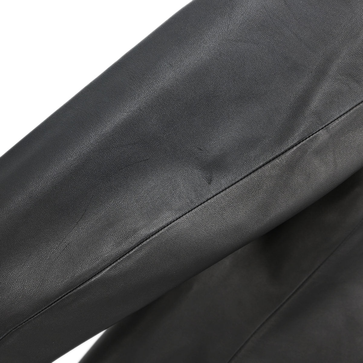 Loewe Single Breasted Leather Jacket Dark Brown #42
