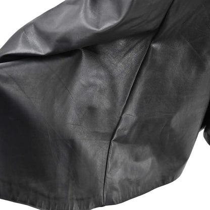 Loewe Short Sleeve Leather Dress Black #38