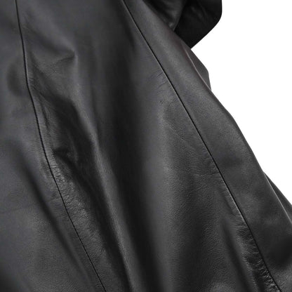 Loewe Short Sleeve Leather Dress Black #38