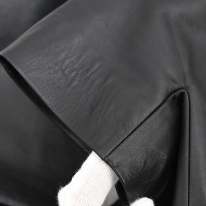 Loewe Short Sleeve Leather Dress Black #38