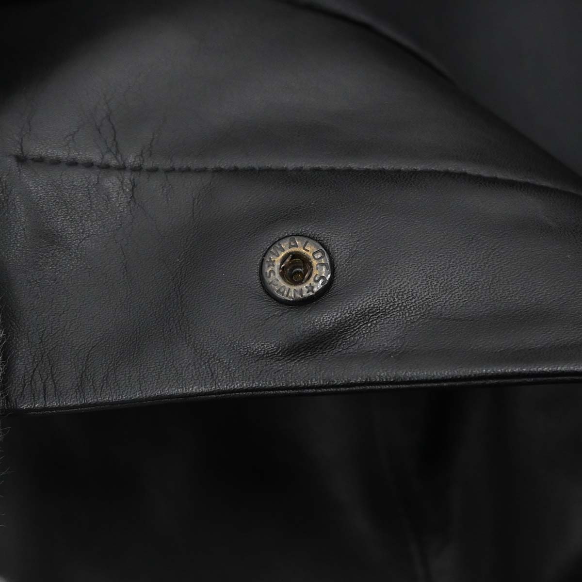 Loewe Short Sleeve Leather Dress Black #38