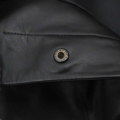 Loewe Short Sleeve Leather Dress Black #38