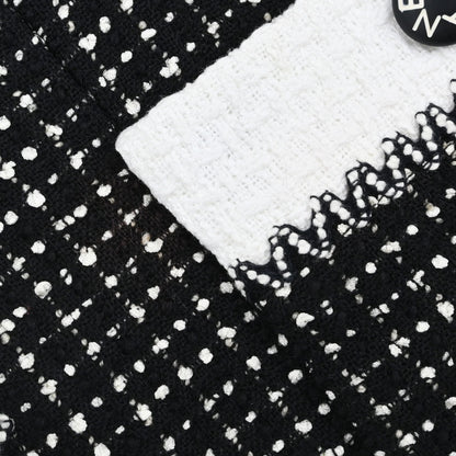 Chanel 1996 Setup Suit Jacket Skirt Black #42